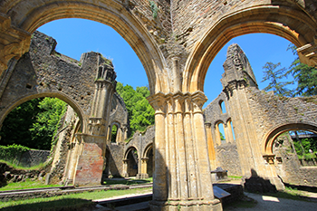 Orval Abbey ruins