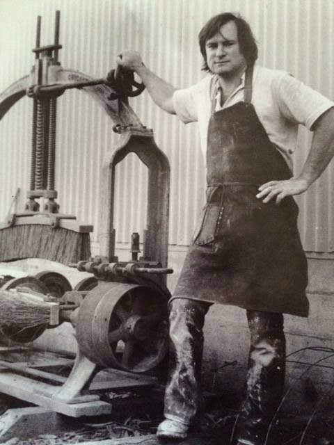 Jack McAuliffe Jack McAuliffe with brewing equipment