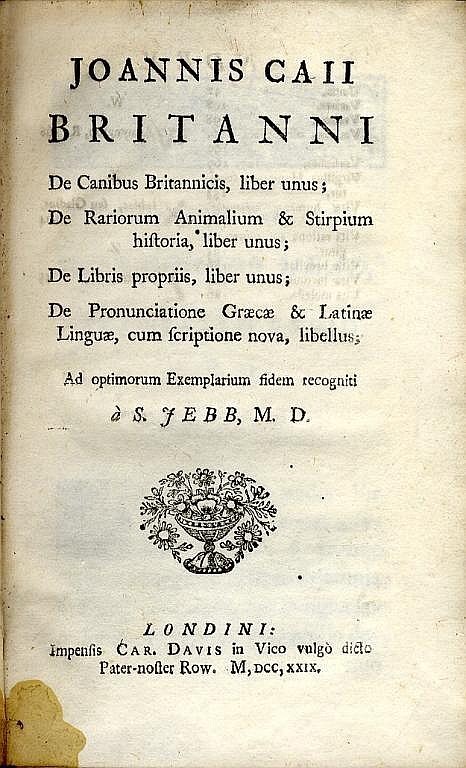 De Canibus Britannicis De Canibus Britannicis
